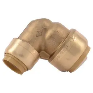 review - 3/4" x 1/2" Sharkbite Elbow - Brass