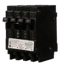 Siemens (2) 20A 1P - (1) 50A 2P