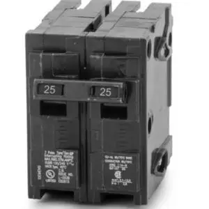 25-AMP Double-Pole Circuit Breaker for 120/240V