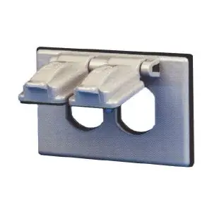 Duplex Weatherproof Cover - Gray