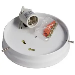 3 1/4" Fixture Holder - White