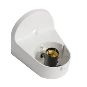 Plastic Outside Fixture - White