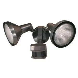110 Degree Plastic Motion Light - Bronze