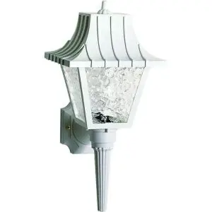 18" Wall Lantern Light - White