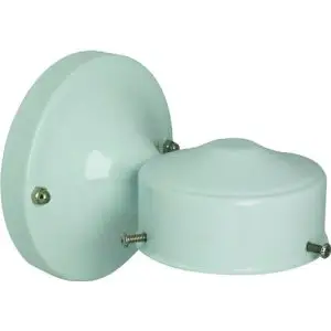 3 1/4" Wired Wall Fixture - White