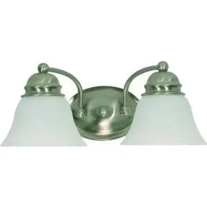 15" Vanity 2 Light - Brushed Nickel