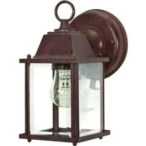 9" Wall Lantern Light - Old Bronze
