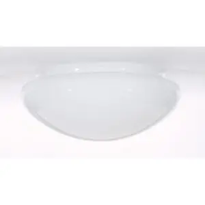 10" Mushroom White Glass Shade