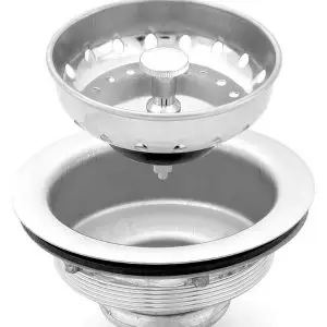 review - 3" Basket with Strainer - Stainless Steel