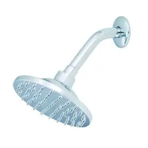 Rainfall Shower Head with Arm Flange - Brushed Nickel