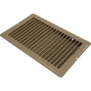 6" x 10" Floor Register - Brown