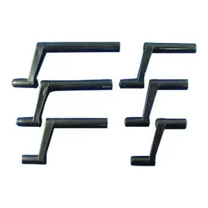 review - 3-3/16" Black Plastic Crank Handle for 712 Systems - Bagged