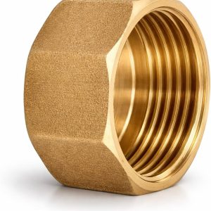1/2" Female Cap- Brass