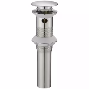 Metal Lavatory Pop-Up Drain W/ Overflow - Brushed Nickel