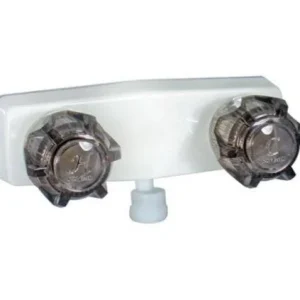 4" Shower Valve Vacuum Breaker Boxed - Plastic Underbody, Plastic Stems - White