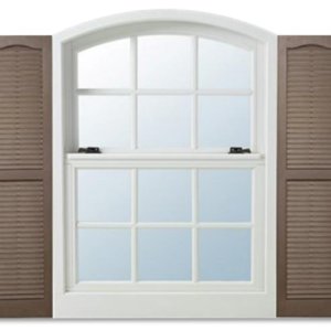 Louvered Shutters 12" X 31" (PAIR) - Black