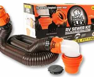 Rhino Flex RV Sewer Kit W/ Fittings