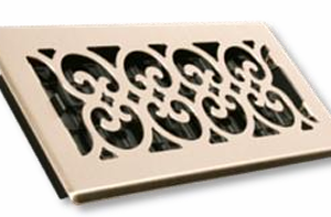 Scroll Register 4 X 10 - Brushed Satin Nickel