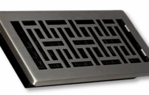 Oriental Register 4 X 10 - Gun Metal