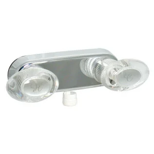 4" Shower w/ Vacuum Breaker - Plastic Underbody, Plastic Stems - Chrome