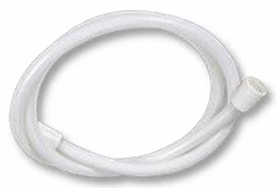 60" White Reinforced Vinyl Hose