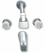 4" Shower - Exposed W/ Shower Head - Plastic Underbody/Stems