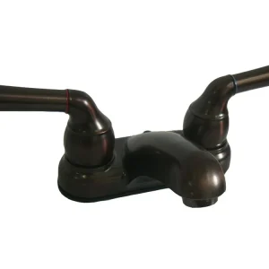 4" oil-Rubbed Bronze Teapot Vanity Faucet, Plastic
