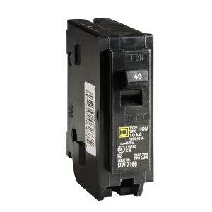 Square D Single Pole 40 AMP Breaker