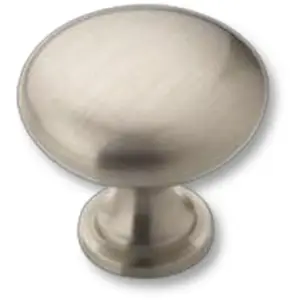 1 1/4" Cabinet Knob - Brushed Stain Nickel