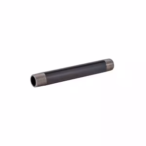 1/2" X 1/2" Black Steel Nipple 6"
